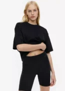 Oversized Printed T-shirt - Black